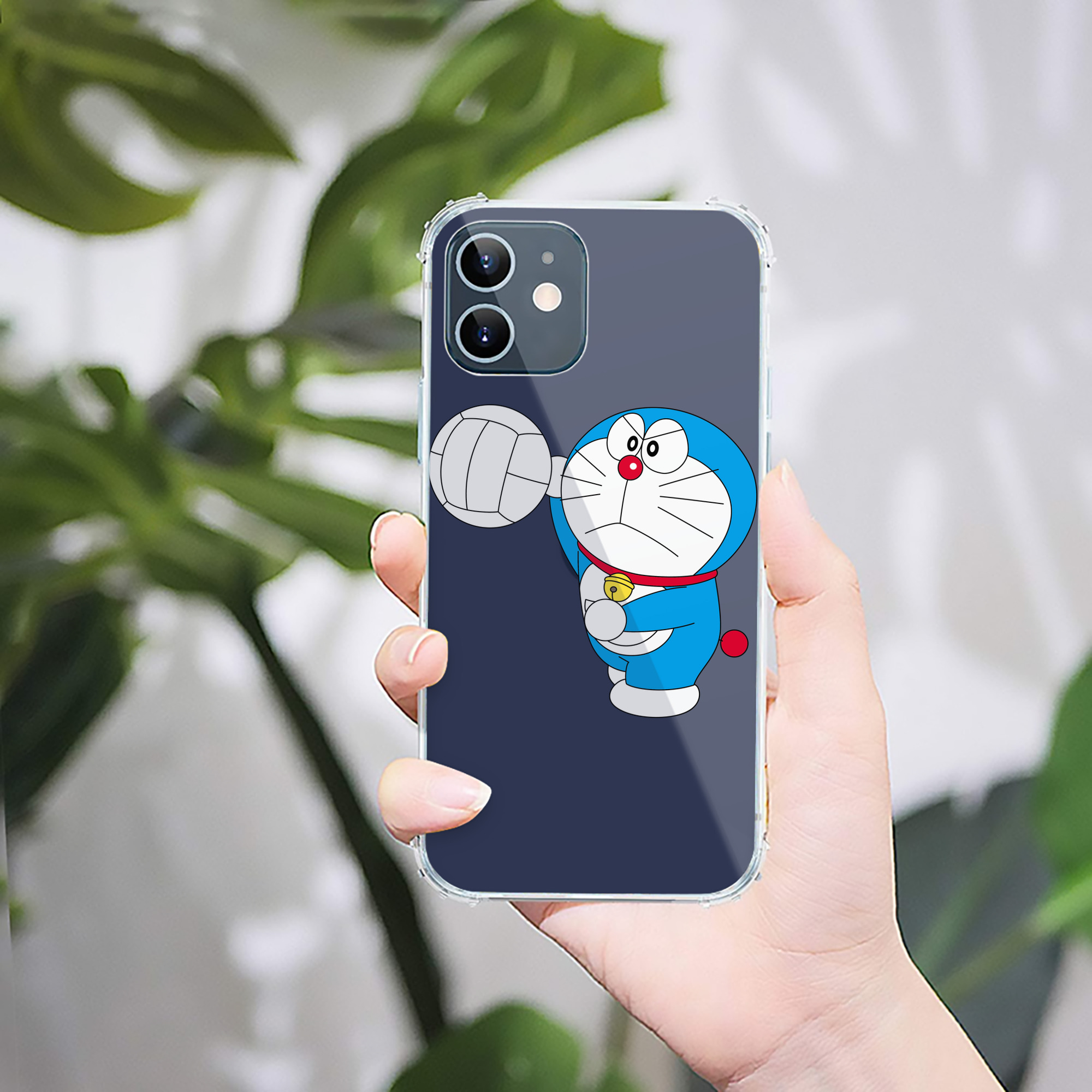 （画像用） ドラえもん Doraemon 【iPhone 12シリーズ対応】透明スマホケース（クリアソフトケース）
